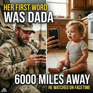 His Daughter's First Word Was 'Dada.' He Was Deployed 6,000 Miles Away.