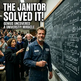 The Janitor Solved the Equation Nobody Could. He Did It at 4 AM.