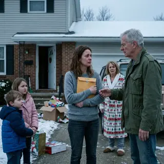 Her Mother Gave Every Grandchild a New Year’s Gift Except Her Two Children—By Dawn, the Army Colonel’s Envelope at the Door Revealed Who Really Owned the Family Home