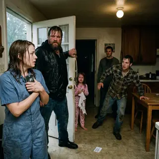 For three years, I hid one phone number inside my waitress apron, praying I would never need it. But when my husband shoved me against the kitchen table and hissed, “No one is coming for you, Lena,” I dialed with trembling fingers. Minutes later, rain split the night, and the man everyone in town feared stood at my door. My husband finally understood one thing—I had never been as alone as he thought.