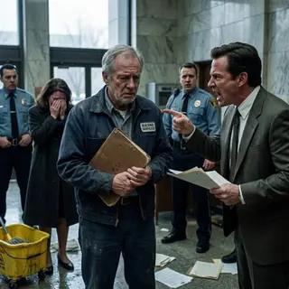 The Janitor Everyone Ignored Had a File That Changed a Family’s Future