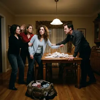 "Sign it, Emily, or you'll leave here in an ambulance," my husband snarled as he slammed the divorce papers onto the table. His two sisters closed in, one grabbing my wrist while the other raised her hand, daring me to fight back. They thought forcing me to walk away with nothing would break me forever. None of them realized I had one secret that would destroy everything they had built...