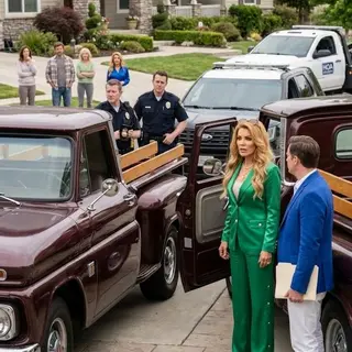 HOA Ordered Cops to Take My Vintage Truck — They Went Silent After Seeing My FBI Badge