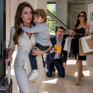 While my husband spent the day buying luxury gifts for his mistress, I quietly packed my son’s clothes and disappeared. When he finally came home, the house was empty except for a yellow envelope on the table. “Where are you?” he shouted over the phone. I smiled as he tore it open. Inside were divorce papers, bank records, and one photograph that destroyed his perfect lie. But that envelope was only the beginning of my revenge…