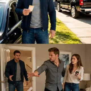 I gripped the $10 million ticket all the way home, already imagining my wife screaming with joy. Then I saw my brother’s car in the driveway. “Why is he here?” I whispered. The front door was unlocked. From upstairs, my wife gasped, “You weren’t supposed to be home!” My brother answered, “He can never know.” I pushed open the bedroom door—and the ticket slipped from my hand. But what they were hiding wasn’t an affair… it was far worse.