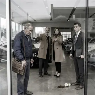 The Retired Mechanic Everyone Ignored Was Actually the Man Who Built the Dealership’s Future