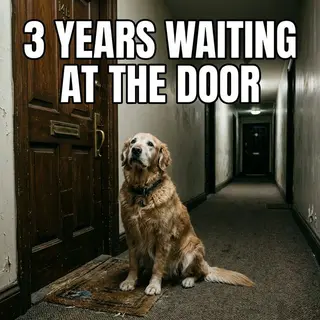 The Dog Waited at the Door for Three Years. His Owner Wasn't Coming Back.