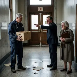 The Janitor Everyone Ignored Held the Secret That Protected His Sister’s Future