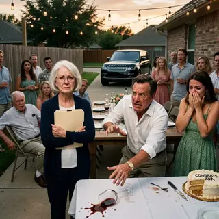They Called Her "The Woman Above the Garage" — Until a Graduation Party in Frisco, Texas Exposed What Her Son-in-Law Had Been Signing