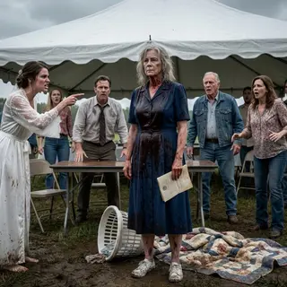 The Aunt They Hid Behind the Wedding Tent Owned the Ground Beneath It