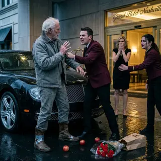 A Valet Humiliated My 71-Year-Old Father Over a $240,000 Bentley — Then the Car's Owner Walked Out of Those Doors
