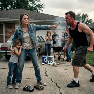 "I'LL SNAP YOUR ARM!" Brandon screamed, throwing MMA gloves into my face while my little girl cried behind me. "You're nothing but a weak mom!" Everyone laughed because they believed him. They never noticed I wasn't shaking with fear—I was measuring distance, exits, and witnesses. They thought they were watching my humiliation. They had no idea they were about to witness the biggest mistake of Brandon's life.