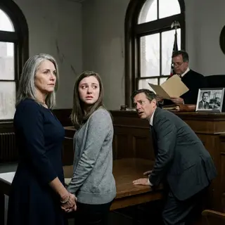 “Your father gave me everything,” Henry whispered in court, smiling while my daughter squeezed my hand so hard her nails cut my palm. Then the judge opened one sealed trust, and his face drained. The man who renamed my dead father’s company after himself had missed one sentence. My father’s revenge was sitting in that folder, waiting quietly.