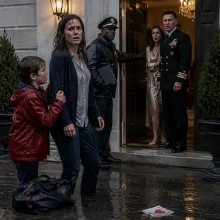 She Brought Her Son to Surprise His Navy Commander Father—Then a Guard Revealed the Mistress Inside and One Phone Call Ended His Career