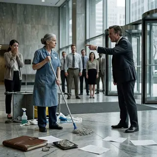The Cleaning Woman at the Office Had a Secret the New Owners Never Expected