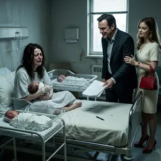 After I gave birth to our triplets, my husband brought his mistress to the hospital, a Birkin hanging from her arm, just to humiliate me. “You’re too ugly now. Sign the divorce,” he sneered. When I returned home with my babies, I discovered the house had already been transferred into the mistress's name. I called my parents in tear “I chose wrong. You were right about him.” They thought I had surrendered. They had no idea who my parents really were... Two days later, karma arrived.