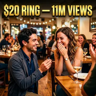 He Proposed With a $20 Ring. Her Response Went Viral.