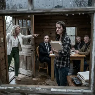 HOA Karen Smashed Into My Lake Cabin During a Secret Meeting—Then the State Attorney General Closed Her Folder and Asked One Chilling Question