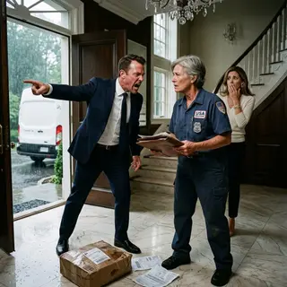 The Delivery Driver Everyone Ignored Was Actually the Woman Who Built Their Company