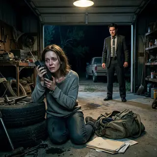 My Brother Locked Me In An Abandoned Garage After I Refused To Sign Over Dad’s Company—Then The Radio Crackled…