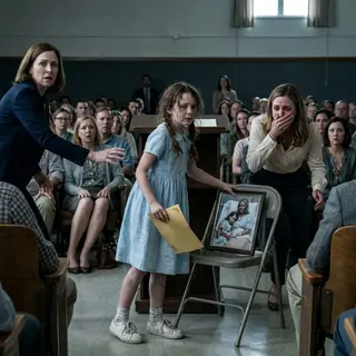 The Little Girl Carried an Empty Chair Onto the Award Stage — The Photo She Placed on It Left the Auditorium Silent