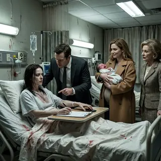 I was still shivering from the epidural when my husband threw a pen onto my hospital bed. Beside him, his pregnant mistress was already holding my newborn daughter. "Sign the parental rights over to her," he commanded. My mother-in-law sneered, "A penniless orphan like you can't raise a Vanderbilt." As I bled through my sheets, I didn't cry. I signed the paper, picked up my phone, and called the man they all thought was dead. They had no idea my biological father was the ruthless federal judge who had just indicted their entire family business.