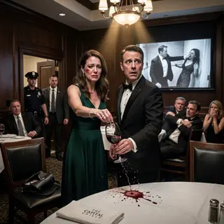 My husband struck me across the face before our entire family, then raised his glass and laughed. “No one here would dare challenge me.” I silently removed my wedding ring and dropped it into his wine. The restaurant screens suddenly played hidden footage of every beating. Police officers, lawyers, and his business partners entered together. His confidence vanished—but when I lifted the final document from my purse, he began begging before I even revealed what it contained…