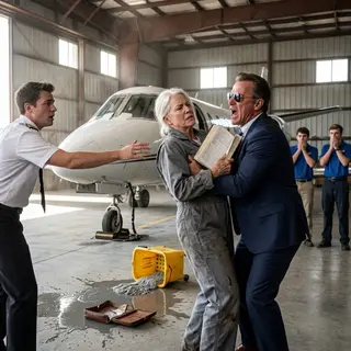 I Mopped the Hangar Floor for Eleven Years and Let Them Call Me "the Cleaner" — Until a Man With a $9 Million Jet Forged My Name
