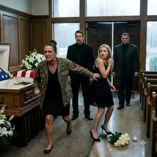 My Sister Stole My Fiancé And Mocked Me At Dad’s Funeral—Then Froze When My Husband Walked In…