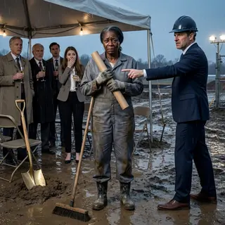 They Told the Bus-Stop Cleaner She Wasn't Dressed for the Groundbreaking — Then an 81-Year-Old Landowner Read the Deed Out Loud