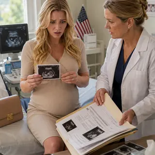 “Do not go home to your husband,” the doctor whispered, turning off my baby’s ultrasound mid-heartbeat. My stomach went cold, my hands shook around the photo, and the man I loved suddenly felt like a stranger waiting in my kitchen. Then she opened a folder proving Grant had planned the DNA test that would ruin me. He forgot one thing.