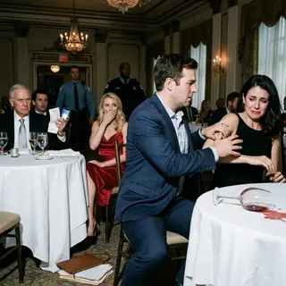 The ballroom was full of executives when Daniel whispered, “Don’t embarrass me tonight.” Seconds later, every phone at the head table buzzed. The CEO looked at him. The CFO held up a receipt. Vanessa went pale. Daniel grabbed my wrist and hissed, “What did you do?” I pulled free and said, “Nothing. I only stopped paying for your lies.” Then security walked in.