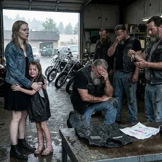 My Daughter Named Twenty Harleys In A Biker Garage — One Year Later, Every Name Stayed