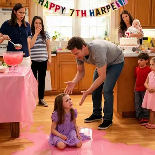 At her daughter’s glitter-covered seventh birthday party, former fraud investigator Camille Lawson watched Harper collapse after drinking pink lemonade prepared by Camille’s powerful older sister, but the medical emergency was only the opening move in a ruthless plan designed to frame Camille as an unstable mother, seize control of the family corporation, and remove her voting shares before a secret audit exposed millions in theft; when home-security footage captured Sabrina tampering with Harper’s unicorn cup, Camille was forced to choose between protecting her dying child and pursuing the sister who had manipulated their parents for years, uncovering a conspiracy involving poisoned drinks, forged psychiatric records, stolen company funds, and a final betrayal hidden inside her own marriage.