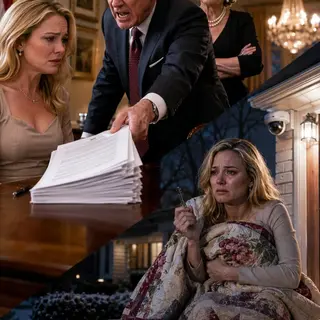 “Sign the $26 million over, Anna, or you’re dead to this family.” My father shoved the papers across the table while my mother smiled beside him, pearls shining, eyes dry. Three hours later, they threw me into the street with Grandma’s quilt and a key in my shaking hand. But they forgot the cameras—and Grandpa had planned everything.