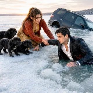 I Saved a Man From a Frozen Lake—Then Found Out He Was the Mafia Boss Everyone Feared…