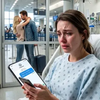 My husband left me alone at the hospital to rush to the airport for his “first love.” I was still in surgery when my phone filled with his calls. Hours later, he whispered, “Please, just give me one more chance.” I stared at the screen and finally replied, “You made your choice.” But what he didn’t know was that I had just discovered the real reason he left… and there was no way back.