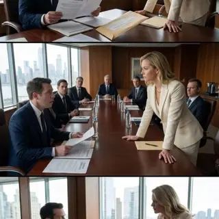 Sell your 59% shares after the divorce, and she'll walk away with nothing," I heard my husband whisper through his office door as he wrapped his arms around another woman. My heart shattered—but I stayed silent. Three days later, he slammed a contract onto my desk and demanded my signature. I smiled, pushed it back, and said, "You should've checked whose name really controls this company." His face turned white... and that was only the beginning.