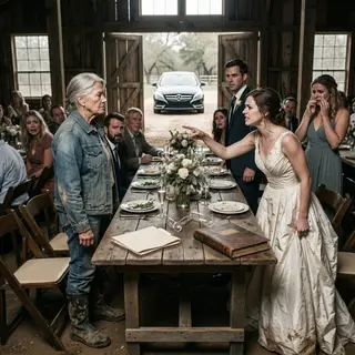 The Ranch Wedding That Fell Apart When a Widow Opened Her Husband’s Old Ledger