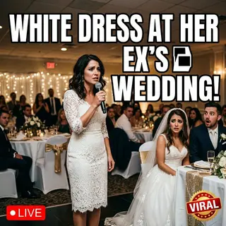 She Wore a White Dress to Her Ex's Wedding. What She Did Shocked Everyone.