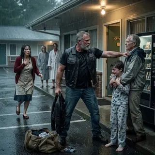 The Motel Part 2: Owner Threw a Man Out Because of His Biker Vest, but Before Sunrise the Whole Neighborhood Learned Why That Leather Cut Had Been the Safest Thing on the Street