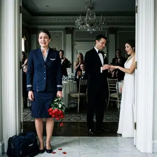 “Say yes,” my husband whispered to his CEO as I stood in the ballroom doorway, still in uniform, Valentine roses shaking in my hand. Two hundred people applauded while my wedding ring cut into my finger and my throat burned with humiliation. He smiled like I was already erased. But he forgot who owned 42% of his empire.