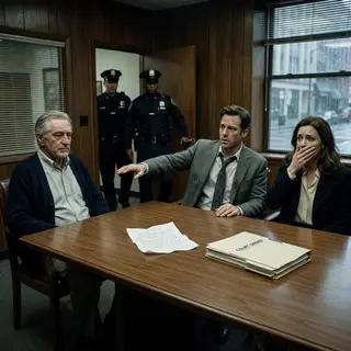 Fifteen years after my son forged my signature and sold my house, he walked into my conference room believing I was about to make him rich. “We all make mistakes, Dad,” he whispered, reaching for me. I placed his old note on the table beside a court order freezing every hidden account he owned. Then two officers entered. His wife gasped, “You tricked us!” I looked at them calmly. “No—you finally told me where you hid everything.”