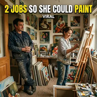 He Worked Two Jobs So His Wife Could Paint. She Never Sold a Single Piece.