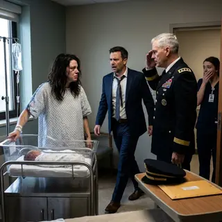 The night I went into labor, my husband called me dead weight, ordered me out of the house, and drove away to meet the woman he intended to replace me with. Hours later, he entered my hospital room wearing the confidence of a man who believed my pregnancy, modest salary, and silence had left me powerless. He did not know I had inherited a confidential twenty-million-dollar family trust, that the house he tried to seize had never legally belonged to him, or that my quiet military career had placed me in command of one of the Army’s most sensitive strategic units. When a three-star general entered, saluted me, and addressed me as Colonel Langley, Grant finally understood that the wife he discarded had hidden nothing shameful—only power he had never earned the right to share.