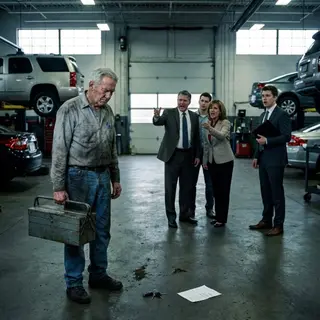 The Mechanic His Son Ignored Secretly Held the Key to a $42 Million Company