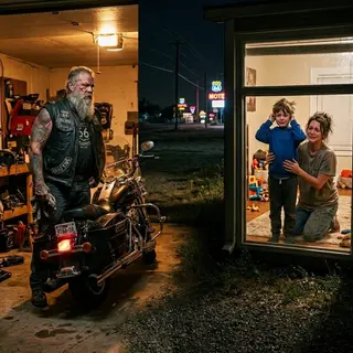 The Biker Started His Harley At 2 A.M. — Then Took The Battery Out Forever