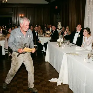 He Wore a Work Shirt to His Daughter's Wedding and Let Them Laugh — Until the Bank Called During the Toast