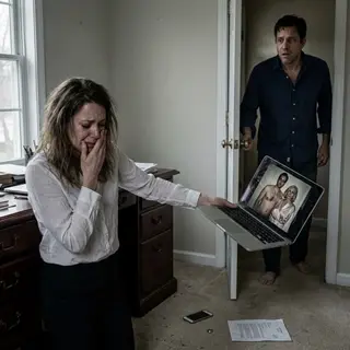 The moment I opened the hotel photos, my breath stopped. My husband was shirtless, smiling beside the woman who had raised me—my own mother. Then the office door clicked open behind me. “You weren’t supposed to see that,” he whispered. I turned, holding up the screen. “How long?” Before he could answer, my mother’s name flashed across his phone with a message: “She still thinks you’re her husband.” What happened next destroyed more than my marriage…