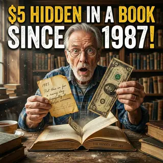 He Found $5 in a Library Book. The Note Behind It Was Written in 1987.